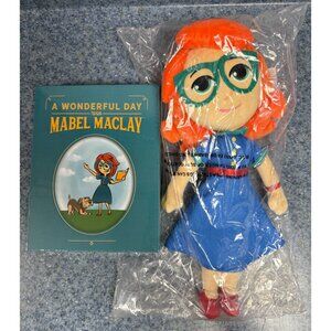A Wonderful Day With Mabel Maclay Book Set And Plush Doll New & Sealed Combo